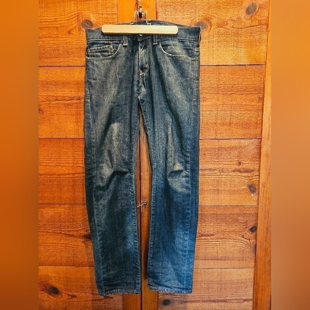 LEVI'S 511 Medium Stone Wash Denim Skinny Jeans